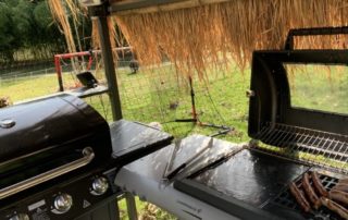barbecue et plancha mis à disposition