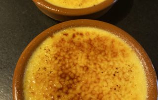 Crème brulée en vente à l'ecolodge Beauregard